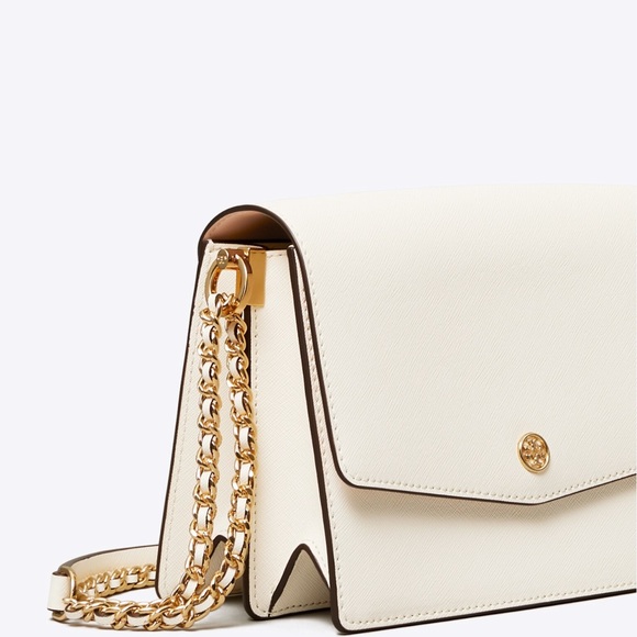 TORY BURCH Robinson Convertible Shoulder Bag Birch - Picture 2 of 12